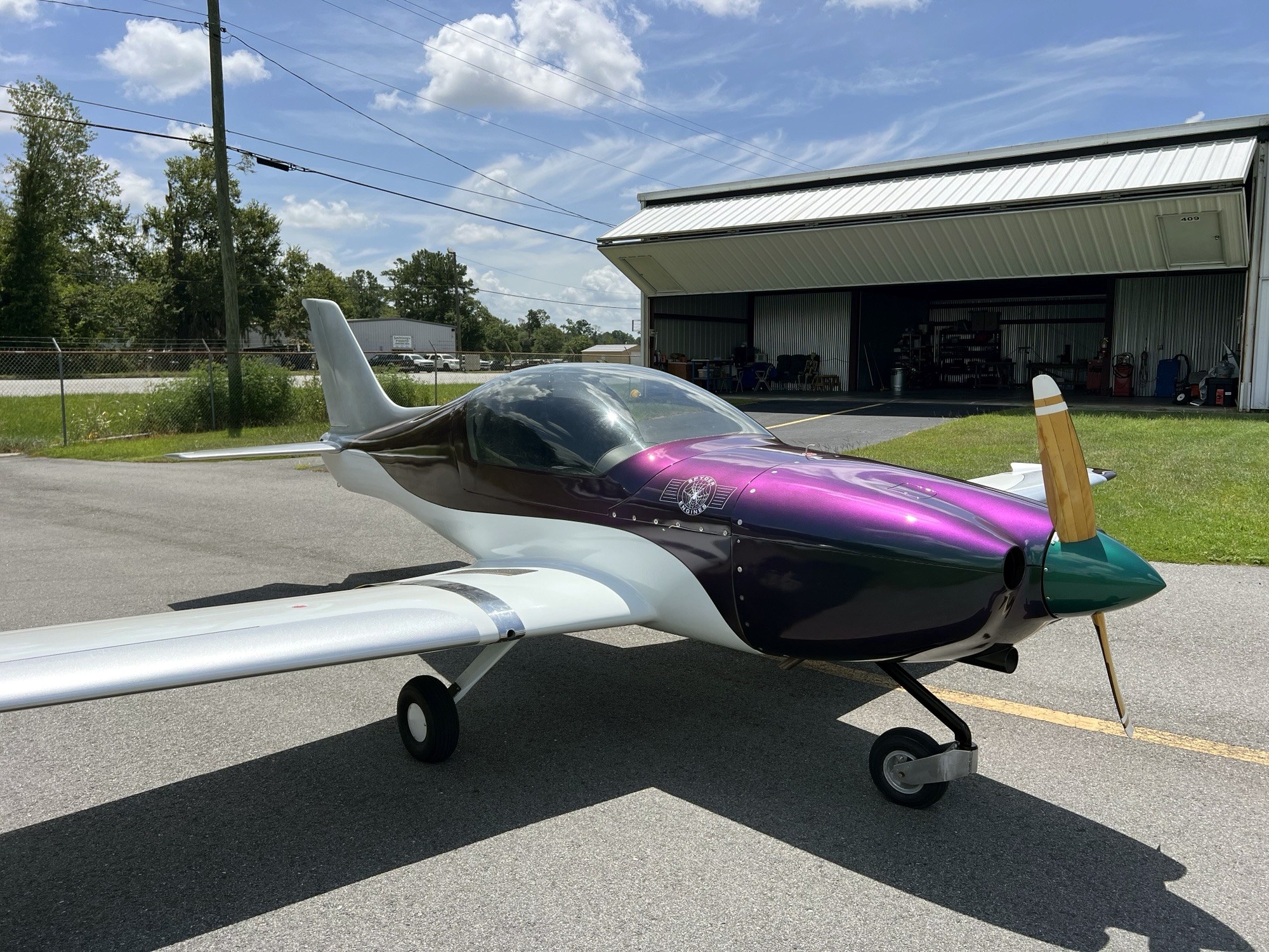 Saberwing front quarter view